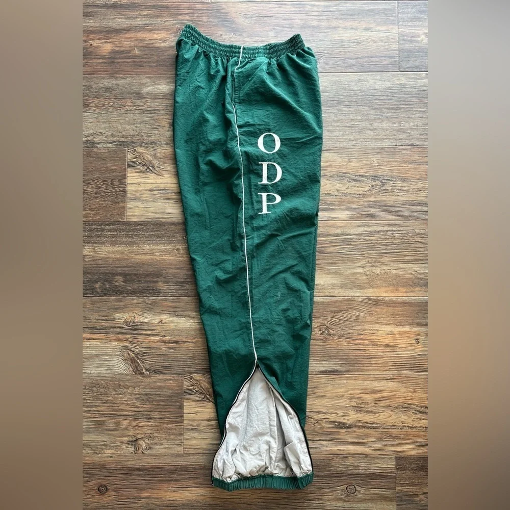 Vtg Score Soccer Windbreaker Nylon L Pants Green ODP Olympic Development Program